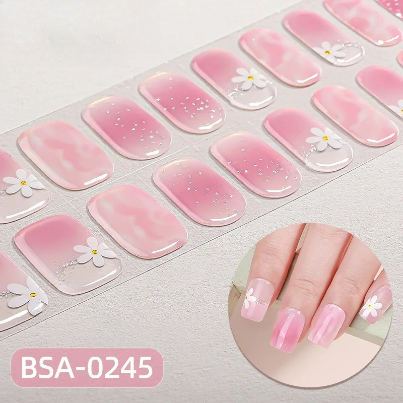 Full Cover Adhesive - No UV Lamp Semi Cured Gel