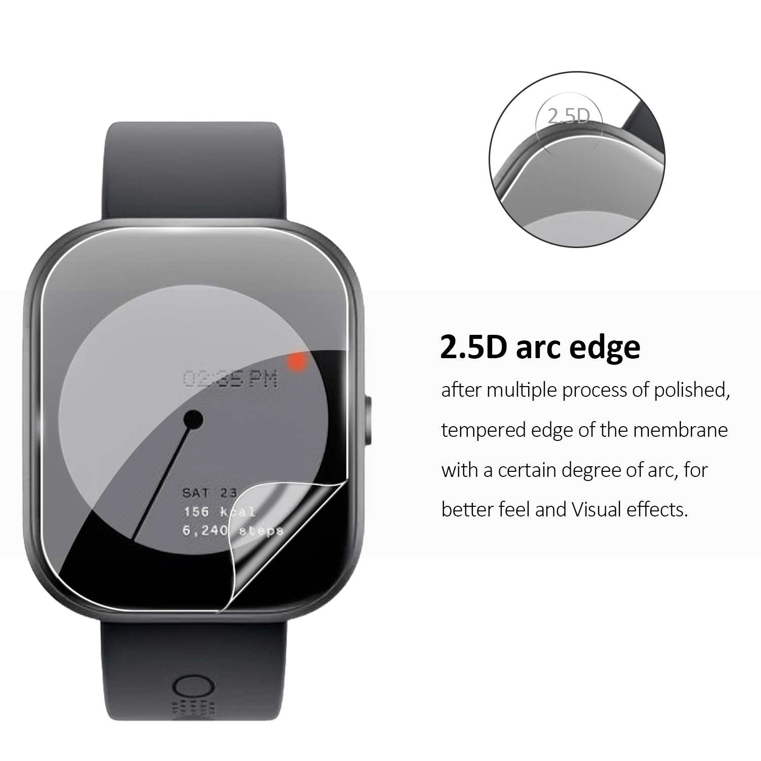 HD Clear TPU Hydraulic Screen  - огляд і ціна Smartwatch Screen Film