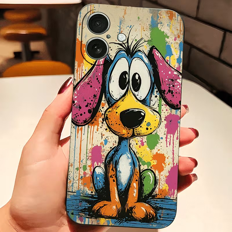 Graffiti Colored Puppy TPU Pho - огляд і ціна Apple Iphone 15