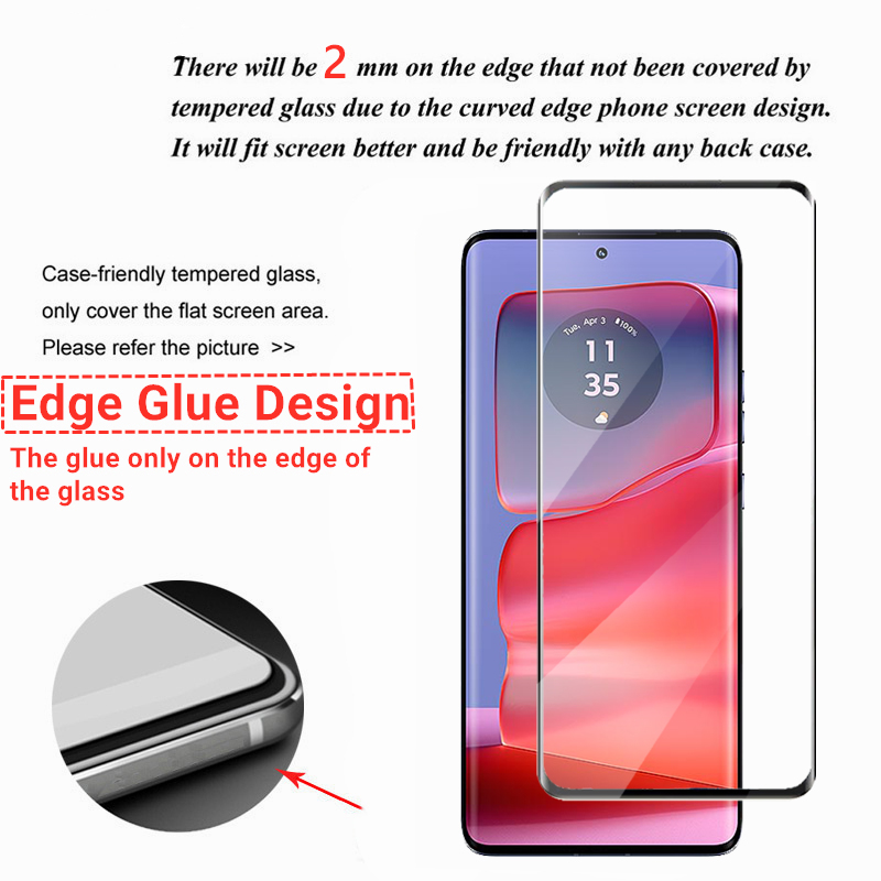 2/4PCS 3D Curved Edge Glass Fo - огляд і ціна Curved Edge Screen