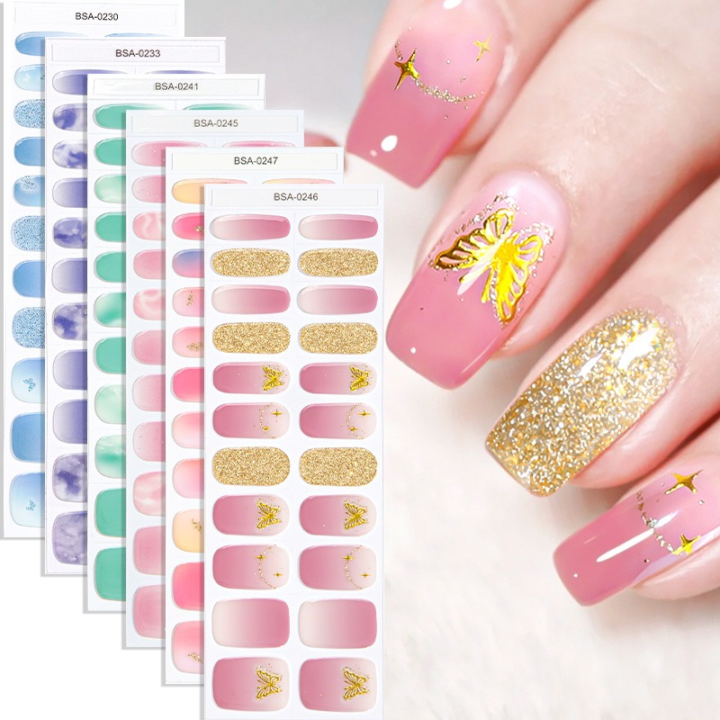 No UV Lamp Semi Cured Gel Nail - огляд і ціна Full Cover Adhesive
